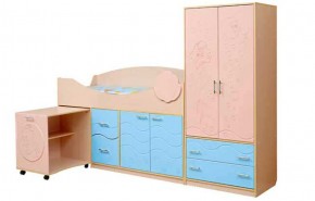 Набор мебели для детской Юниор -12.2 (700*1860) МДФ матовый в Москве - moskva.mebel-74.com | фото