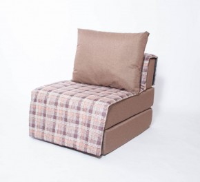 Кресло-кровать бескаркасное Харви (коричневый-квадро беж) в Москве - moskva.mebel-74.com | фото